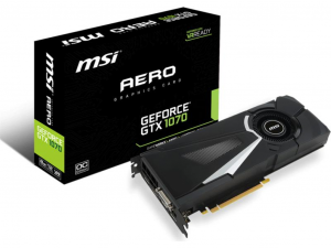 MSI GeForce GTX 1070 AERO 8G OC videokártya