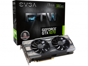 EVGA GeForce GTX 1070 8 GB GDDR5 videokártya