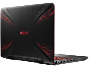 Asus Rog TUF FX504GM-E4387 15.6 FHD, Intel® Core™ i7 Processzor-8750H, 8GB, 1TB HDD, NVIDIA GeForce GTX 1060 - 3GB, linux, fekete notebook