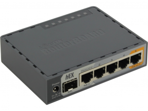 MikroTik hEX S RB760iGS L4 256MB 5x GbE port 1x GbE SFP vezetékes router