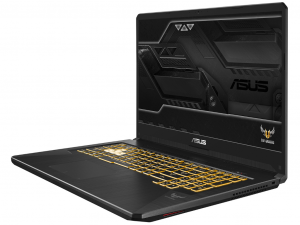 Asus TUF Gaming FX705GE-EV097 17,3 FHD - Intel® Core™ i7 Processzor-8750H - 8GB DDR4 - 256GB SSD - NVIDIA GeForce GTX 1050Ti 4GB GDDR5 - Dos - fekete notebook