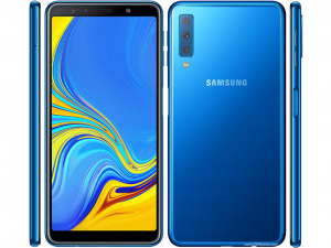 Samsung Galaxy A7 (2018) A750F 64GB 4GB DualSim Kék Okostelefon