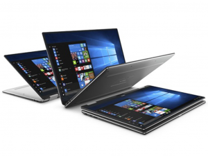 Dell XPS 9365 13 QHD+, Intel® Core™ i7 Processzor-8500Y, 8GB, 512GB SSD, Win10H, ezüst notebook