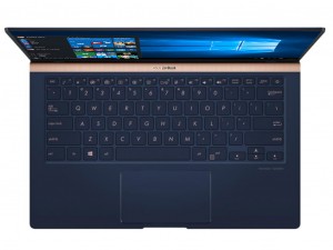 Asus ZenBook UX433FN-A6039T 14 FHD, Intel® Core™ i7 Processzor-8565U, 8GB, 512GB SSD, NVIDIA GeForce MX150 - 2GB, Win10, kék notebook