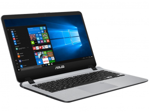 Asus X407MA-BV139T 14 HD, Intel® Dual Core™ N4000, 4GB, 500GB HDD, Intel® HD Graphics 620, Win10, szürke laptop