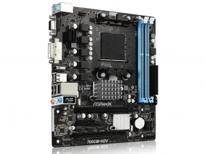 ASRock 760GM-HDV alaplap - sAM3, AMD 760G, mATX