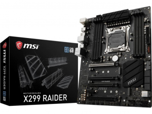 MSI X299 RAIDER alaplap - s2066, Intel® X299, ATX
