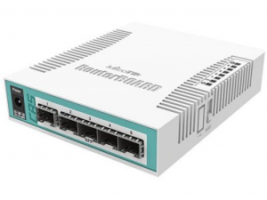 Mikrotik CRS106-1C-5S RouterBoard Cloud Router Switch - 5 x SFP, 1 x Mini-GBIC, 1 x Console