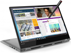 Lenovo Yoga 530 81EK00YMHV 14 FHD IPS Touch + Pen, Intel® Core™ i5 Processzor-8250U, 8GB, 256GB SSD, NVIDIA GeForce MX130 - 2GB, Win10, fekete notebook