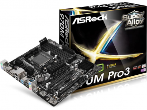 ASRock 970M Pro3 alaplap - AMD 970, sAM3+, mATX