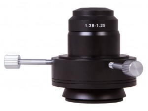Levenhuk MED A 1,36–1,25 sötét látómezős kondenzor (olaj) 