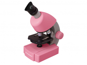 Bresser Junior 40x-640x mikroszkóp, rózsaszín