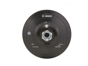 Bosch Gumi csiszolótalp fúróba, tépőzáras rögzítőrendszer, 115 mm