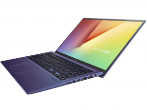 Asus VivoBook X512FB-BQ218T 15.6 FHD, Intel® Core™ i7 Processzor-8565U, 8GB, 1TB HDD, NVIDIA GeForce MX110 - 2GB, Win10, kék notebook