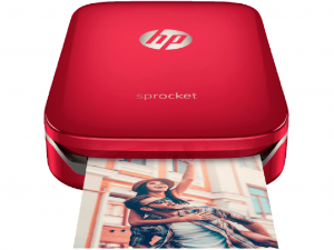 HP Sprocket zseb fotónyomtató, piros