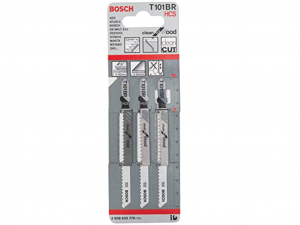 Bosch T 101 BR Szúrófűrészlap - 3db, fához
