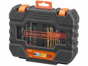 Black & Decker A7233-XJ 31 darabos vegyes titánium fúró/csavarozó készlet