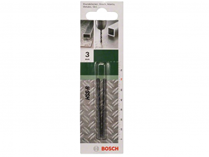 Bosch DIN 338 HSS-R Fémfúró - 2db, 3x33x61mm