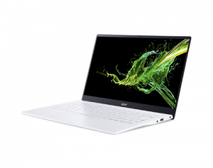 Acer Swift 5 SF514-54GT-74U7 14 FHD/Intel® Core™ i7 Processzor-1065G7/8GB/512GB/MX250 2GB/Win10/fehér laptop