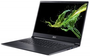 Acer Aspire 7 - A715-73G-743L 15,6 FHD IPS, Intel® Core™ i7 Processzor-8705G , 8GB DDR4, 512GB SSD, AMD Radeon RX Vega M GL 4GB, Linux Fekete Laptop