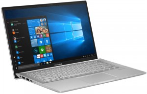 ASUS VivoBook S14 S431FL-AM110T - 14 FHD Matt, Intel® Core™ i7 Processzor-8565U, 8GB DDR3, 256GB SSD, NVIDIA GeForce MX250, Windows 10 Home, Ezüst Notebook