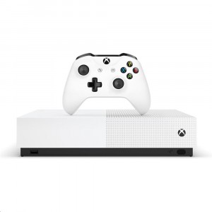 Microsoft Xbox One S All-Digital 1TB fehér + Minecraft + Sea of Thieves + Fortnite extrák