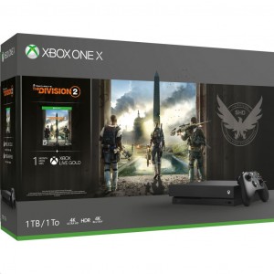 Microsoft Xbox One X 1TB + The Division 2
