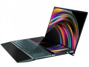 ASUS ZenBook Pro Duo UX581GV-H2001T 15,6 UHD/Intel® Core™ i9-9980HK/32GB/1TB SSD/RTX 2060 6GB/Win10 Home kék laptop