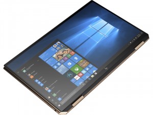 HP Spectre x360 13-aw0004nh 8BQ89EA - 13,3 touch IPS FHD / Intel® Core™ i7 Processzor-1065G7 / 16GB /1TB SSD / Intel® Iris Plus Graphics / Win10H / Fekete laptop