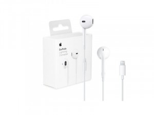 Apple Earpods Vezetékes , Lightning csatlakozós Fehér sztereó Fülhallgató