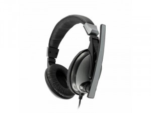 SBOX HS-302 Fekete Mikrofonos Fejhallgató
