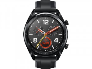 Huawei Watch GT Sport Fekete Okosóra szilikon szíjjal
