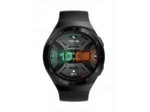 Huawei Watch GT 2e 46mm Fekete Okosóra szilikon szíjjal