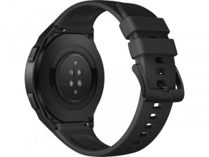 Huawei Watch GT 2e 46mm Fekete Okosóra szilikon szíjjal