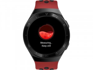 Huawei Watch GT 2e 46mm Piros Okosóra szilikon szíjjal