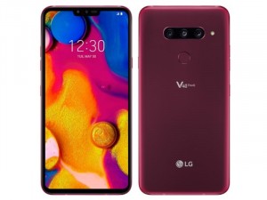 LG V40 ThinQ 128GB 6GB LTE DualSim Piros Okostelefon
