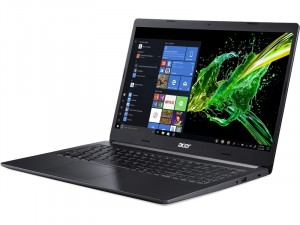 Acer Aspire 5 A515-54G-58VU -15,6 FHD Matt IPS, Intel® Core™ i5 Processzor-10210U, 8GB, 256GB SSD, Nvidia Geforce MX350 2GB, Linux, Fekete laptop
