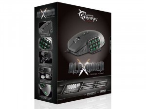 WHITE SHARK GM-1802 ALEXANDER GAMING 10000DPI Fekete Egér