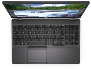 Dell Latitude 5501 notebook FHD W10ProMUI Ci7 9850H 8GB 256GB MX150, Fekete Laptop