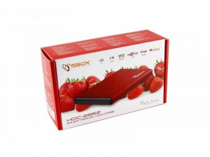 Sbox HDC-2562R USB 3.0 HDD ház 2,5 SATA, piros