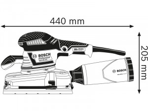 Bosch GSS 280 AVE Rezgőcsiszoló
