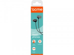 ACME HE21 Mikrofonos fülhallgató, fekete