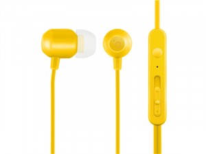 ACME HE21Y Mikrofonos fülhallgató, sárga