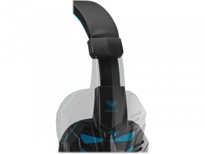 AULA Prime Basic Gaming mikrofonos fejhallgató - Fekete/Kék 