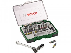 Bosch 27 részes csavarozófej- és fúrókészlet