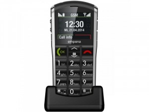 Emporia Pure V25 Fekete mobiltelefon