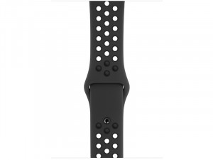 Apple Watch Series 5 GPS 44mm Ezüst alumínium ház Fekete Nike sportszíjjal