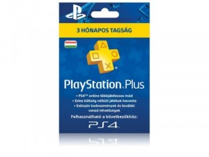 90napos PlayStation Plus tagság előfizetse. Kártyás kivitel PSN