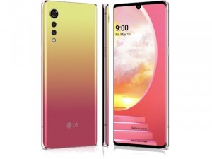 LG Velvet 5G 128GB Dual-SIM Sárga-Piros Okostelefon