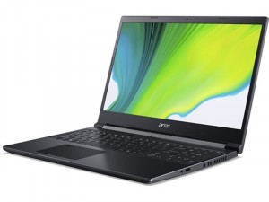 Acer Aspire 7 A715-75G-528K - 15.6 FHD Matt IPS, Intel® Core™ i5 Processzor-9300H, 8GB DDR4, 512GB SSD M.2 PCI-e NVMe, NVIDIA GeForce GXT 1650 Ti 4GB, Linux, Fekete Laptop